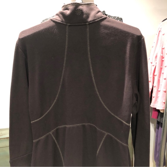 Athleta Long Sleeve Brown Dress Medium - Picture 5 of 7